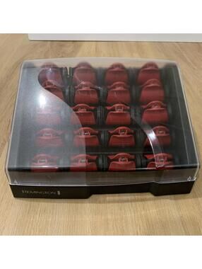 Remington Velvet H-9096 Heated Hair Rollers 20 Curlers Set